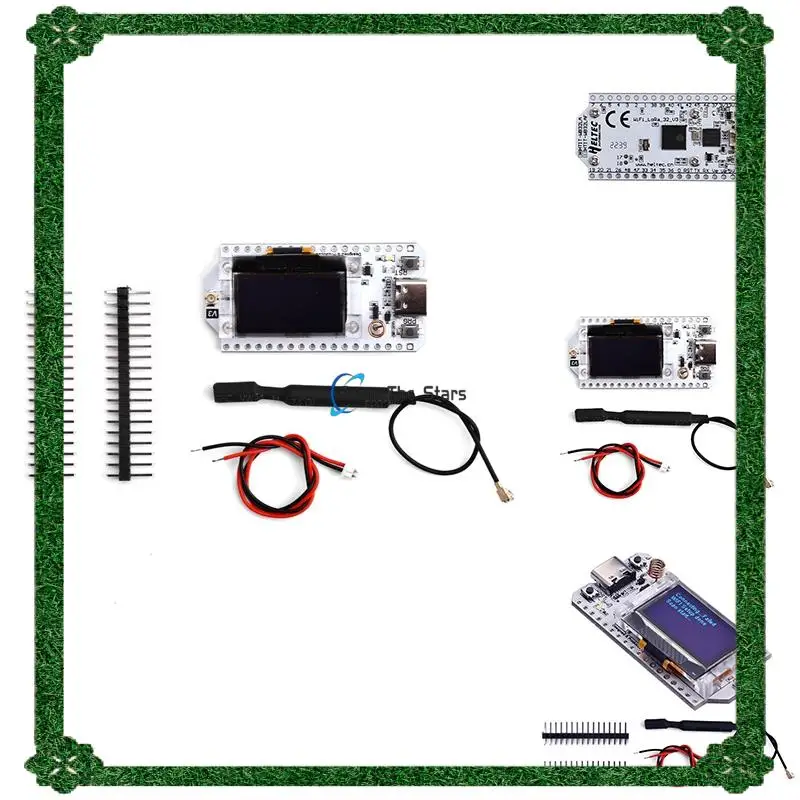 

24-часовая доставка H ELTEC AUTOMATION SX1262 ESP32 OLED WIFI Lora V3 Макетная плата 0,96-дюймовый OLED-дисплей BT + WIFI Lora Kit для