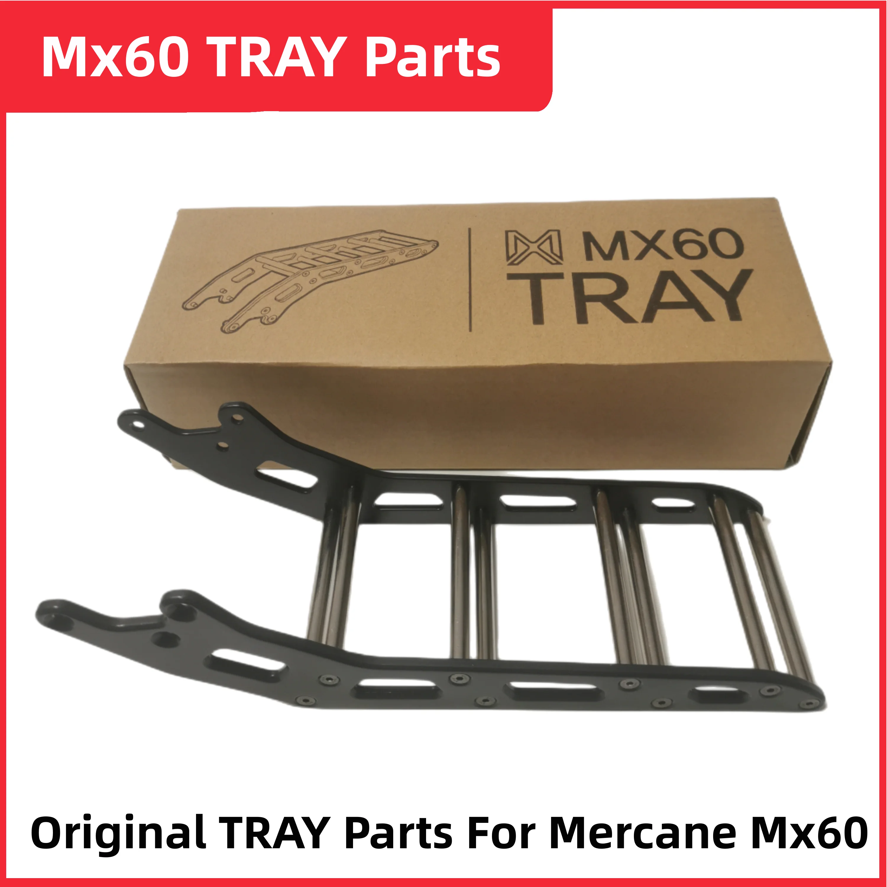 Original TRAY Parts for Mercane MX60 Smart Electric Scooter skateboard all-metal Rack Removable Special shelf  trunk Parts