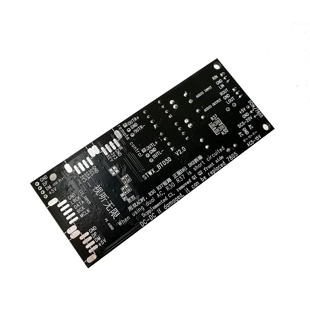 QCC5181 Bluetooth 5.4 Wireless Receiving Board AK4493 DAC Decode Dual NE5532 OP AMP Support LDAC/APTX 24bit/96Khz