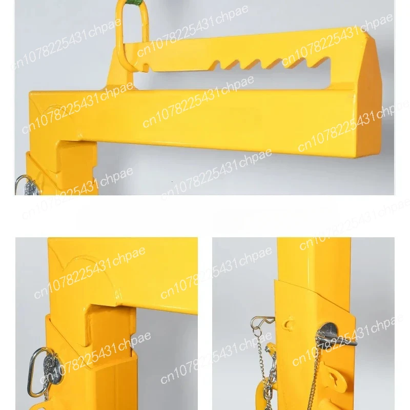 Accessories Manual pallet crane 1/2/3/5 tons Forklift crane Hook crane Fork  Balance