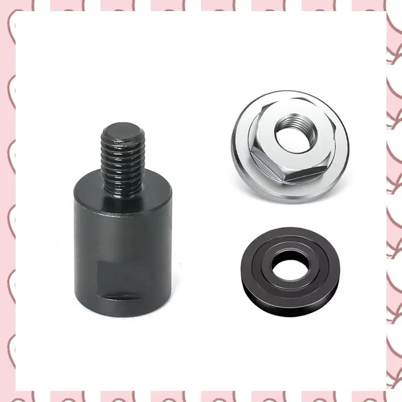 HHTL زاوية طاحونة M14 إلى M10 محول موضوع محول محول واجهة برغي توصيل قضيب المكسرات الشق دائم