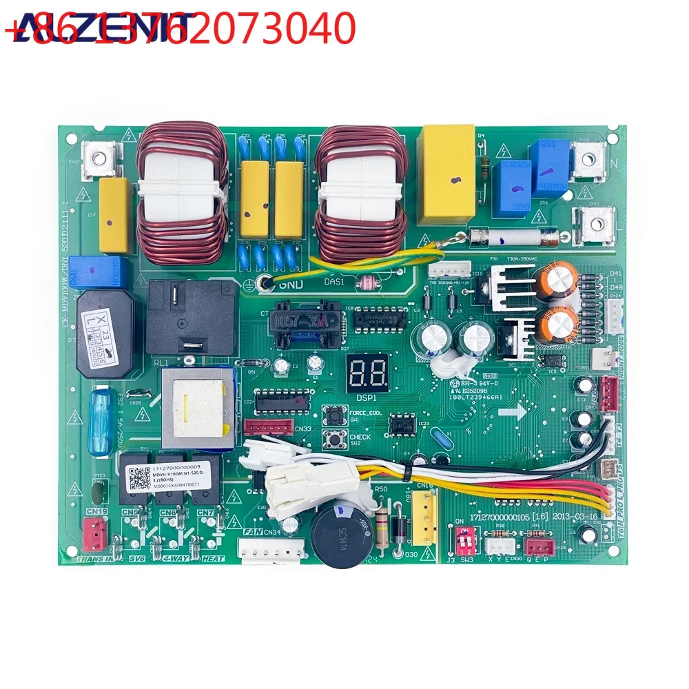 New For Midea Air Conditioner Outdoor Unit Control Board MDVH-V100W/N1-520.D.3.2 Circuit PCB 17127000000009 Conditoning Parts