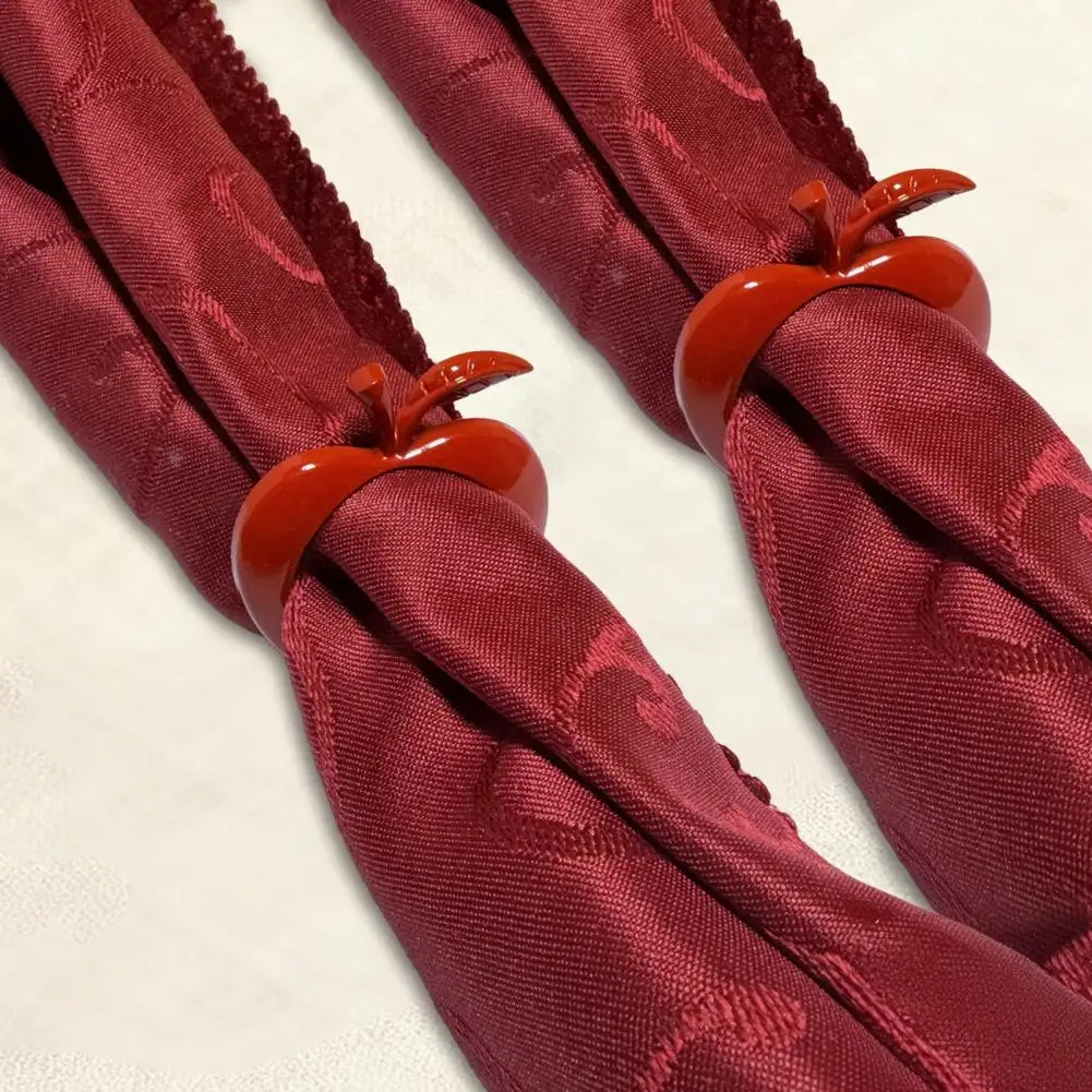 

6 шт., кольцо для салфеток в виде яблока, еврейские новогодние кольца для салфеток, декоративные держатели для салфеток из сплава для роша Хашань, рождественские свадебные вечеринки