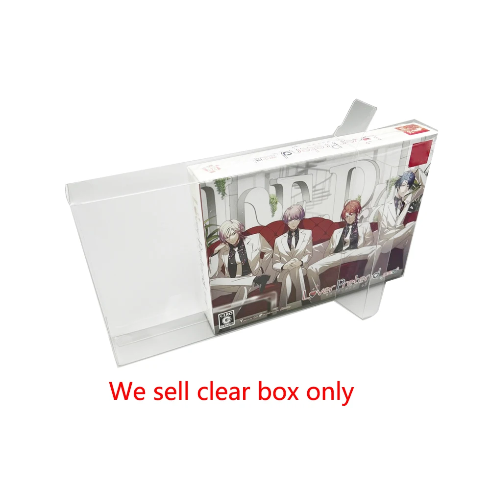 

High quality Clear transparent box For SWITCH NS Lover Pretend Japan version Limited Edition Collectible Display Storage Box