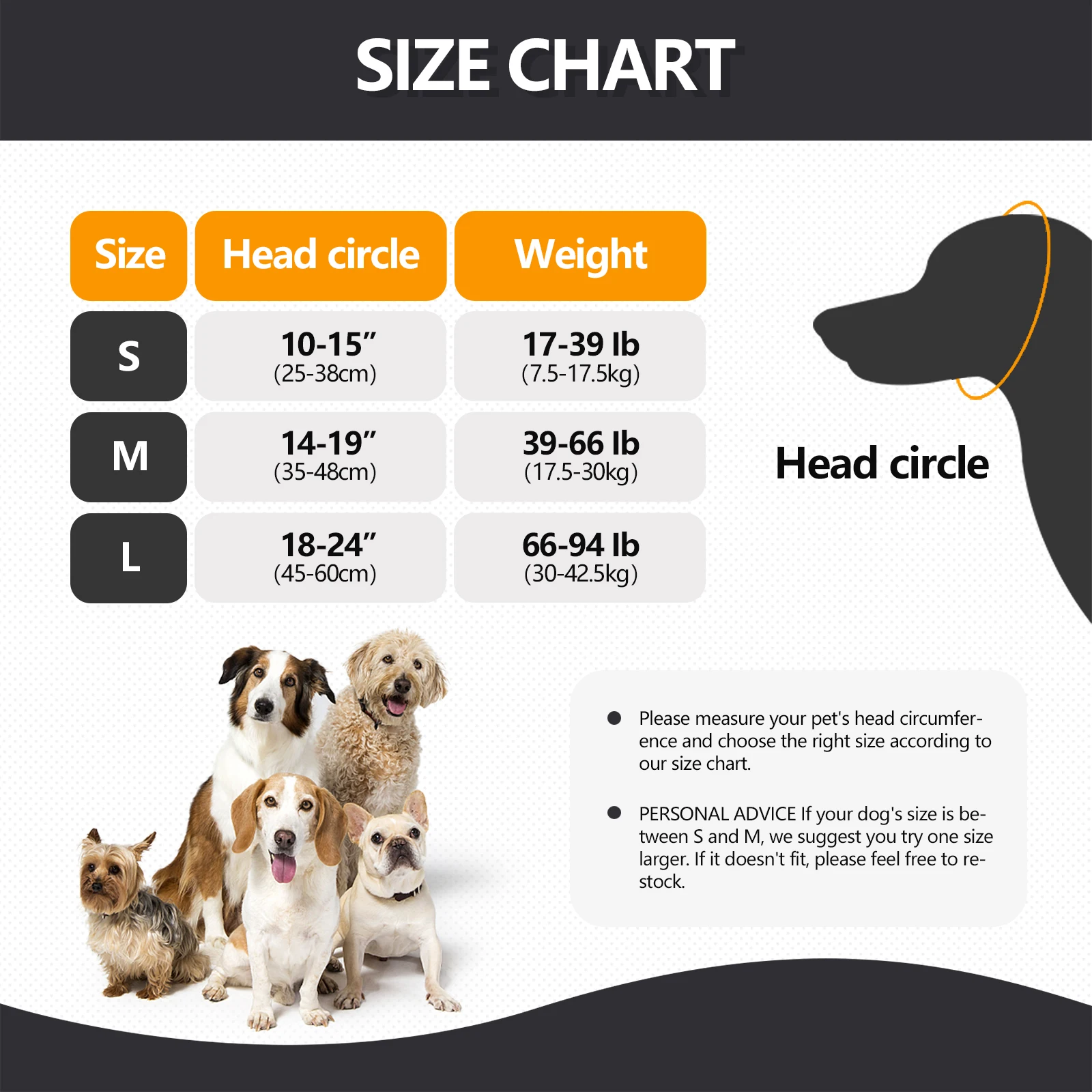 Adjustable Dog Calming Ear Wrap Noise Cancelling Anti-Anxiety Hood Soft Pet Earmuffs for Thunderstorm Car Travel Groom