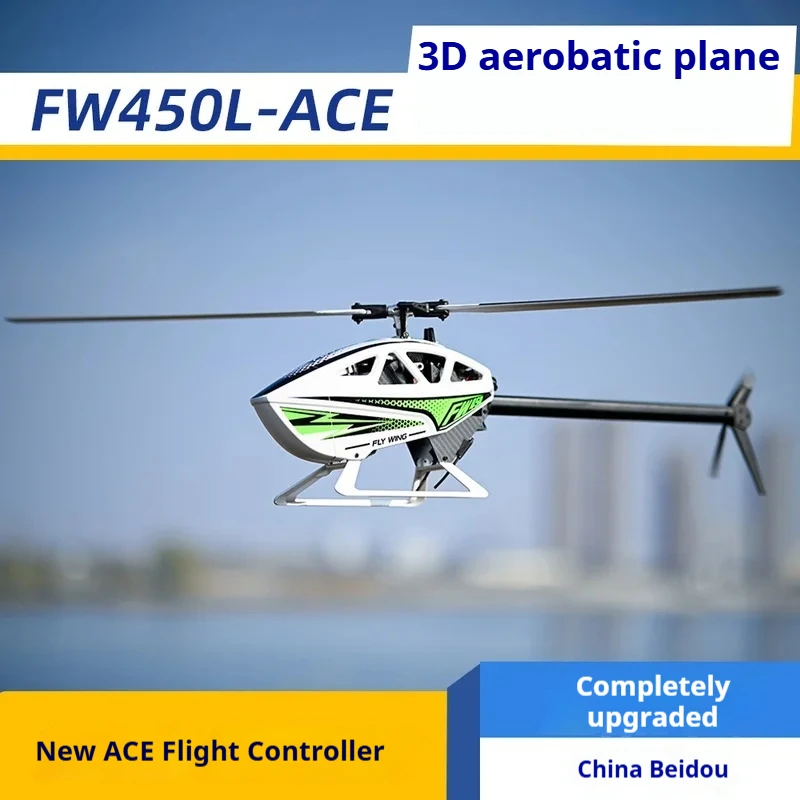 In Stock Sell Well FW450L Six-Channel RC Helicopter Single-Paddle Stabilized Model Remote Controlled Aircraft Toy For Hobbyists