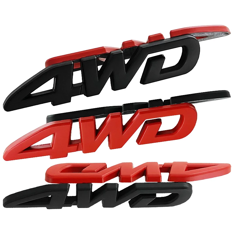 ملصق شارة سيارة معدني ثلاثي الأبعاد ، إكسسوارات سيارة رباعية الأبعاد ، شعار معدني ، حروف ، شارات
