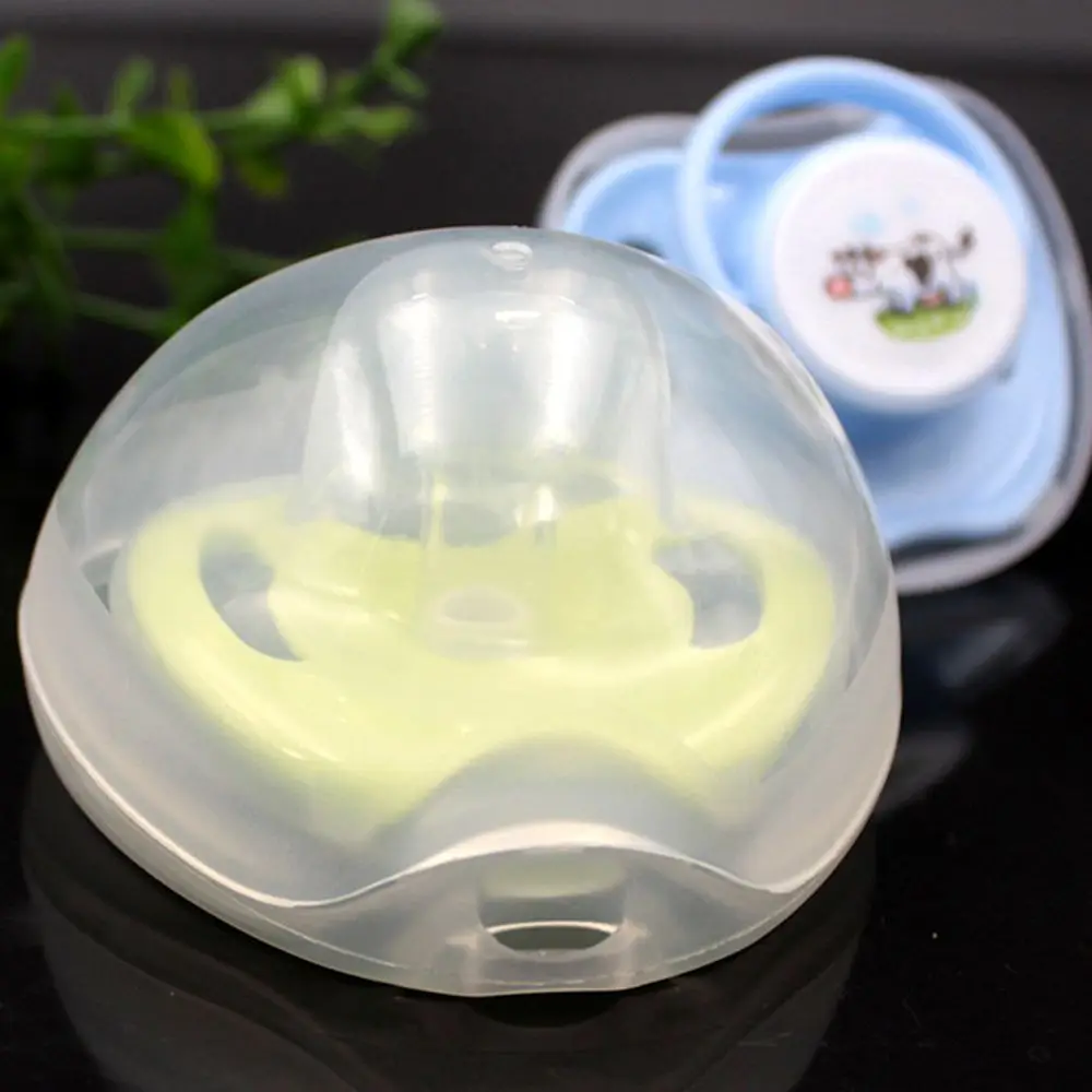 

Пылезащитный пластиковый контейнер для хранения пустышек и сосок для новорожденных девочек