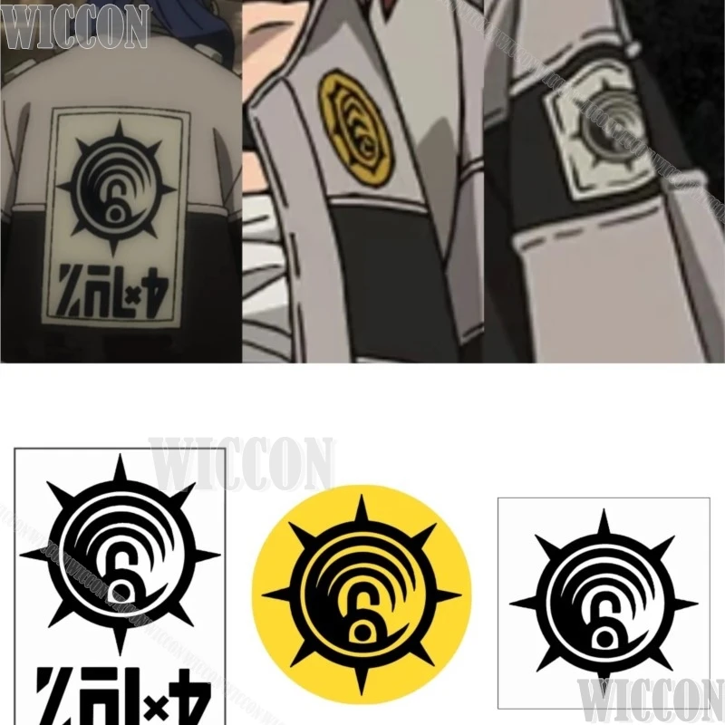 Anime GACHIAKUTA Cleaners Badge Cosplay Tamsy Caines Rudo Surebrec Enjin Tamsy Caines Zanka Comic Con Man Woman Cos Halloween view 3