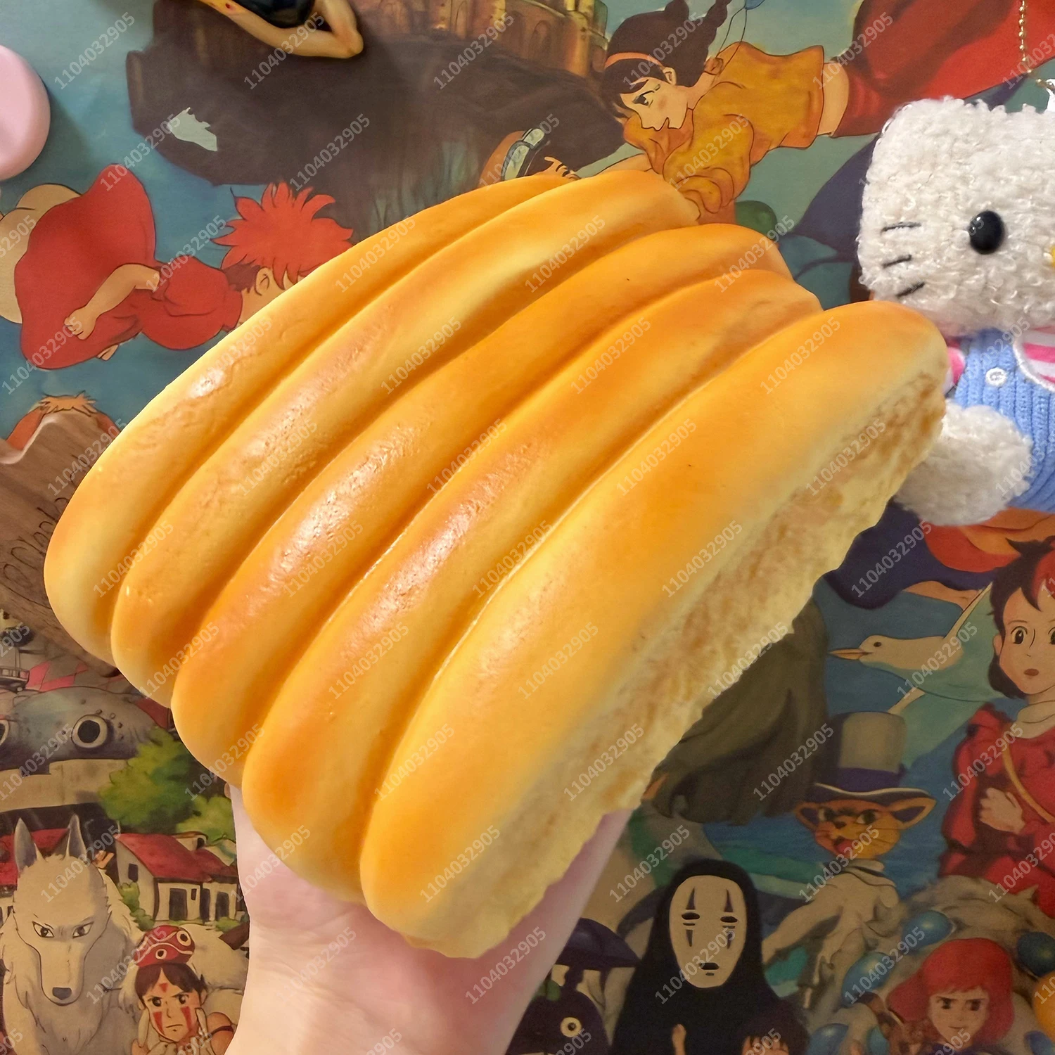 Milk Bread Rolls Slow Rising Wet Rebound Chinese Row Bread Squishy ASMR Sensory Stress Relief Fidget School Desk Toys for Adults