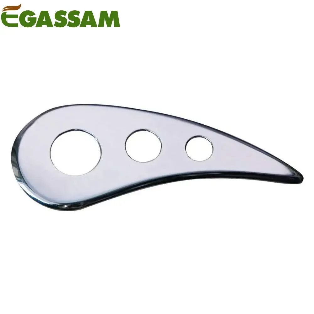 

EGASSAM 1Pcs Stainless Steel Gua Sha Scraping Massage Tool IASTM Tools Great Soft Tissue Mobilization Tool