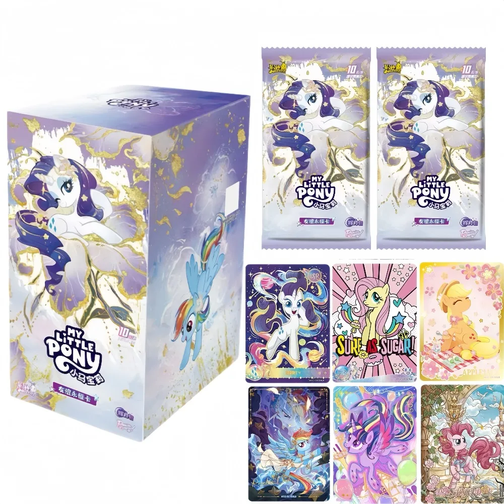 In-Stock Kayou My Little Pony Trading Cards Full Box Wave 11 Moonlight Pack Official Authentic Collectible Zr Gold Cards