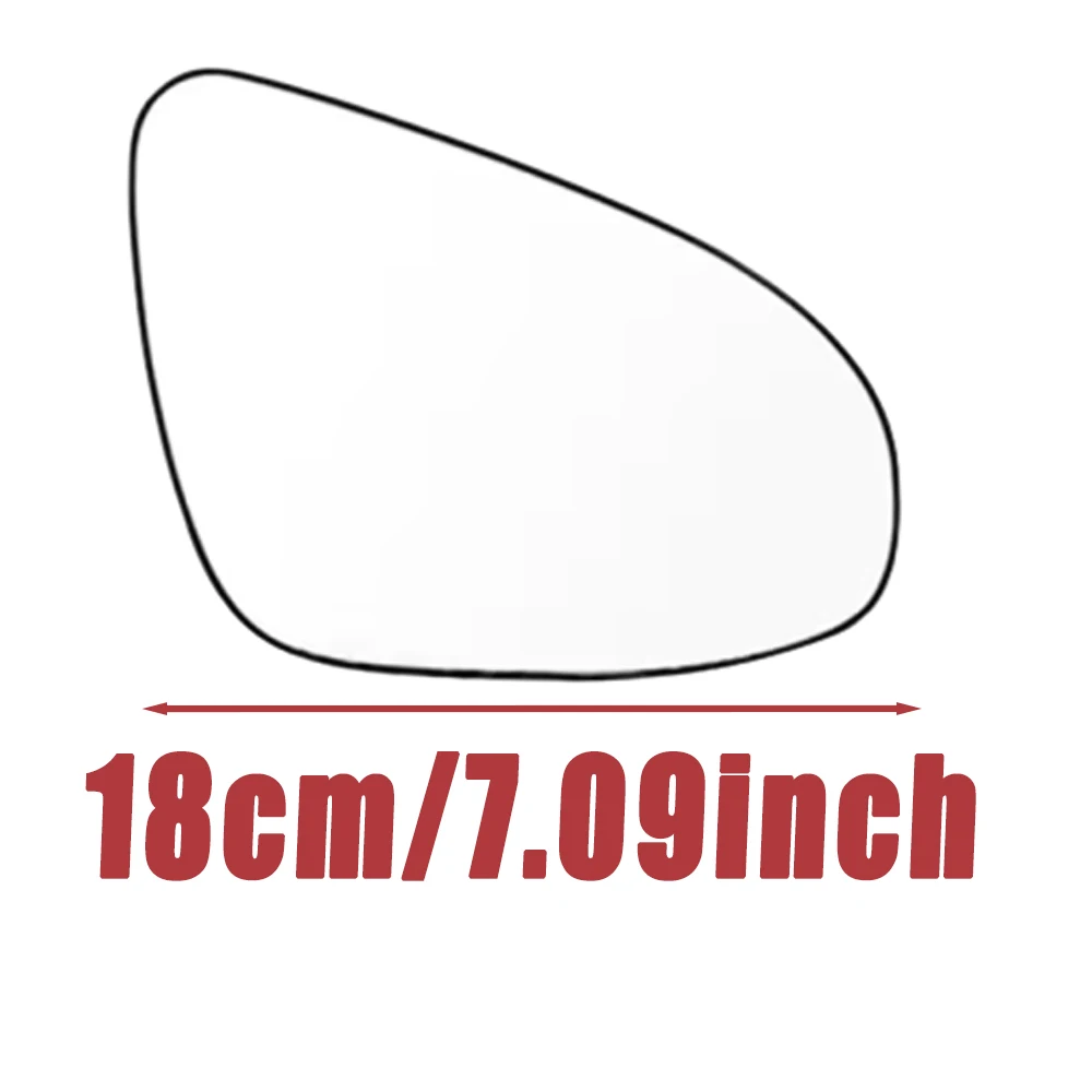 879310D660 8796106670 Left / Right Rearview Mirror Glass for Toyota Yaris 2014-2018 879310d660