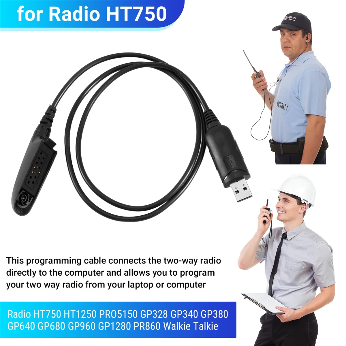 ADEGBO - Ulepszony kabel USB do programowania radiotelefonów Motorola GP1280 PR860