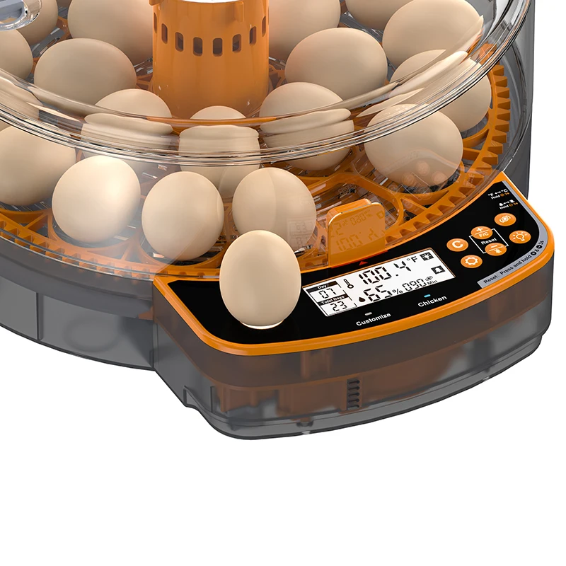 24 Eggs Capacity Smart Egg Incubator: Precision Temp & Humidity Control, Your Poultry Hatching Masterpiece Maker