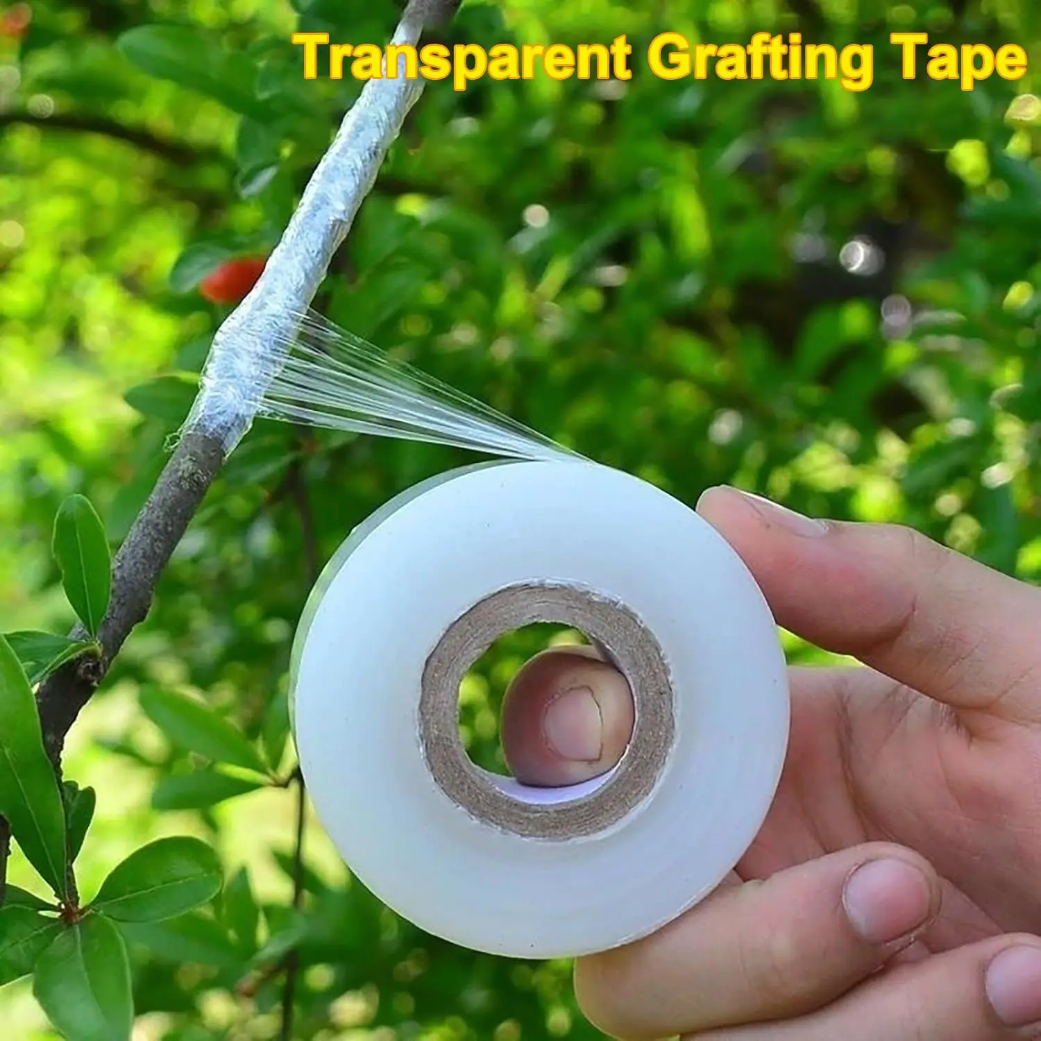 800M PE Grafting Tape Film Self-adhesive for Fruit Tree Nursery Plants Seedlings Vine Floristry Tomato Grafting Supplies Stretch