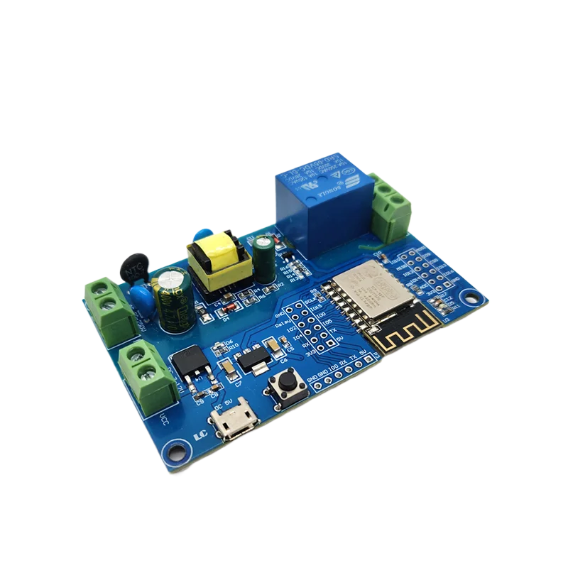 Ac/dc Power Supply Esp8266 Wifi Single Relay Module Esp-12f Development Board Secondary Development