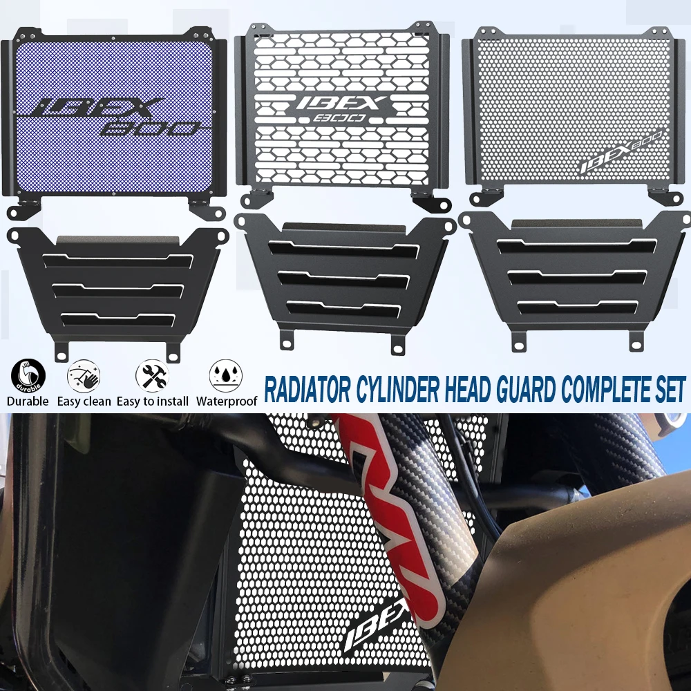 FOR CFMOTO IBEX 800 S/T Motorcycles Radiator Guard and Engine Skid Plate Cover set 2021 2022 2023 2024 2025 IBEX800S IBEX800T