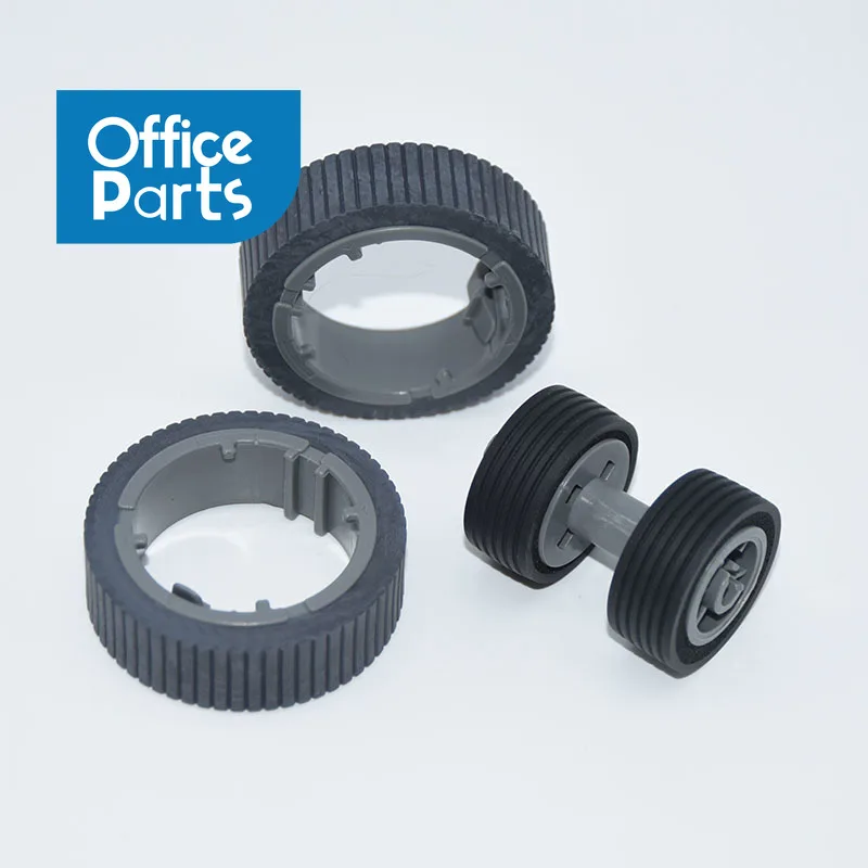 Imagem -02 - Pickup Brake Roller For Fujitsu Fi7160 Fi-7180 Fi-7260 Fi-7280 Fi-7300nx Fi-7140 Fi-7240 10sets Pa036700001 Pa03670-0002