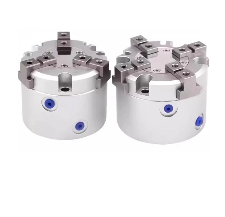 MHS2 MHS3 Series 16D~80D Three Claw Finger Cylinder Two Claw Four Claw Disc Accessories Pneumatic Claw Gripper