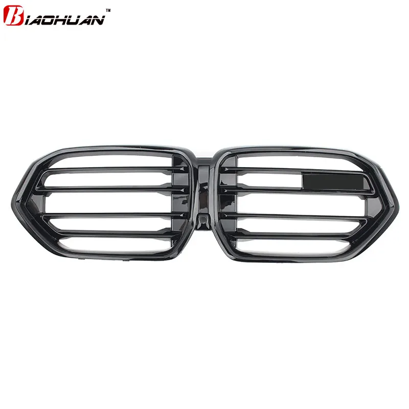 Car front bumper grid cooling mesh LCI hood grille suitable for BMW X6 G06 2023+M60i M50D xDrive30i 40i/X5M F95 X6M F96 19-24