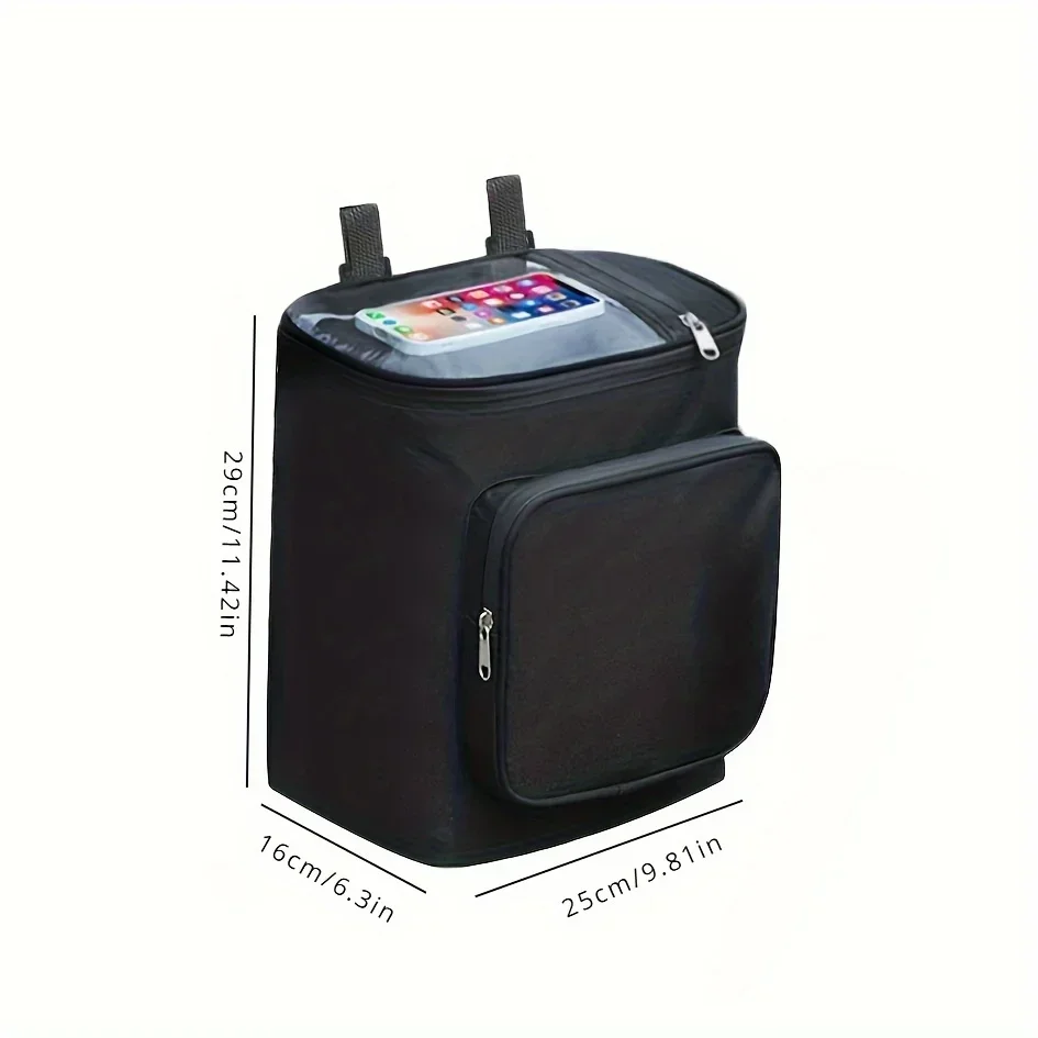 1Pc electric bicycle, motorcycle, bicycle helmet hanging bag, waterproof front bicycle bag, portable cart bag organizer