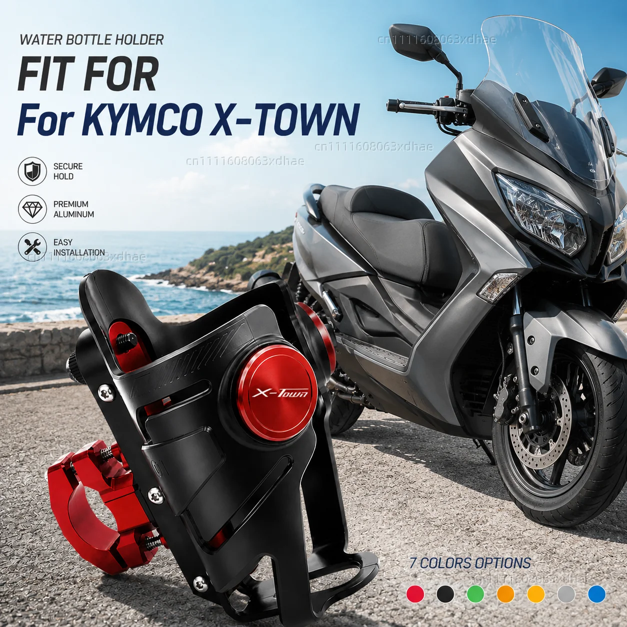 

Motorcycle Water Bottle Holder For KYMCO X-TOWN125i X-TOWN300i Coffee Beverage Tea Cup Support Modification Accessories