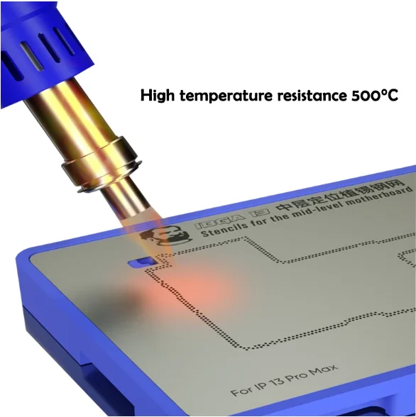 MECHANIC IBGA13 Motherboard Fixture with Stencil, Middle Frame Reballing Platform,for iPhone 13 Pro Max Mini