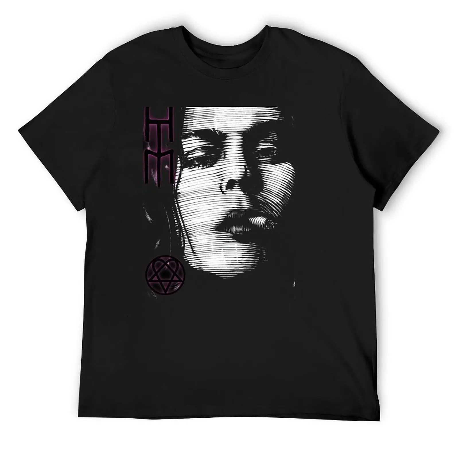 Him Valo Razorblade Tee OPTIMIZED FOR BLACK SHIRTS T-Shirt oversized t shirt cheap stuff vintage t shirts mens champion t shirts