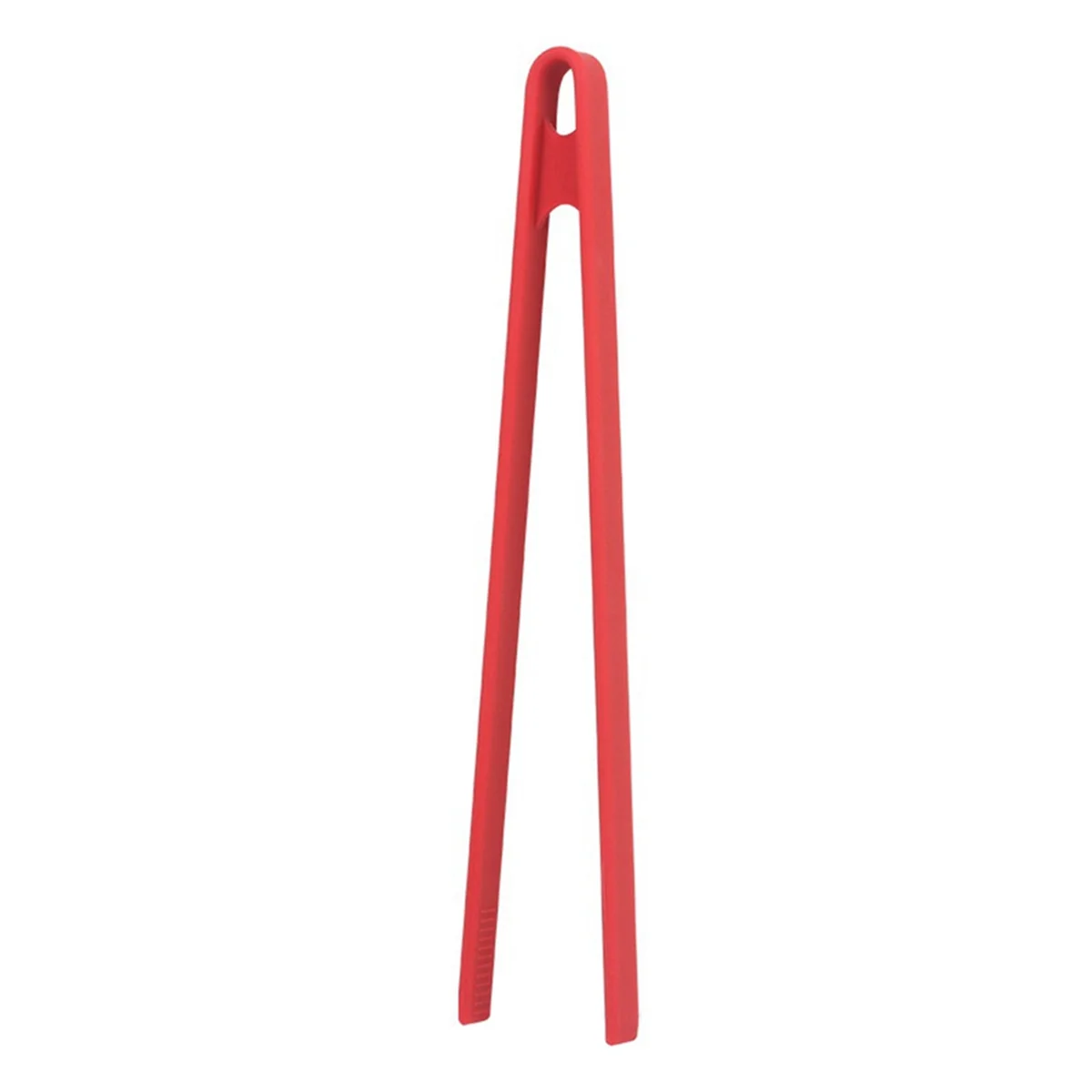 Bread Food Tongs Non-Slip Serving Barbecue Salad Clip Long Handle Steak Clamp Home Kitchen Cooking Tools Red