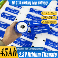 1-72PCS 2.3V 45Ah EU inventory of Yinlong new A-grade lithium titanate LTO battery 10C electric ship solar speaker power battery
