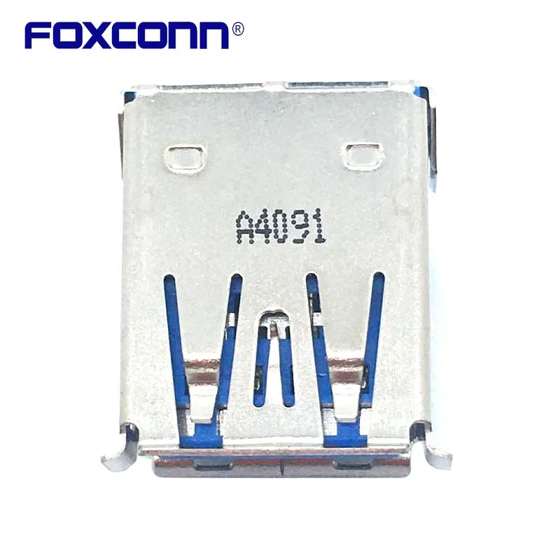 Foxconn UEA5112C-4ET1-4F 단일 레이어 USB3.0 플랜지 패치 10PIN 커넥터