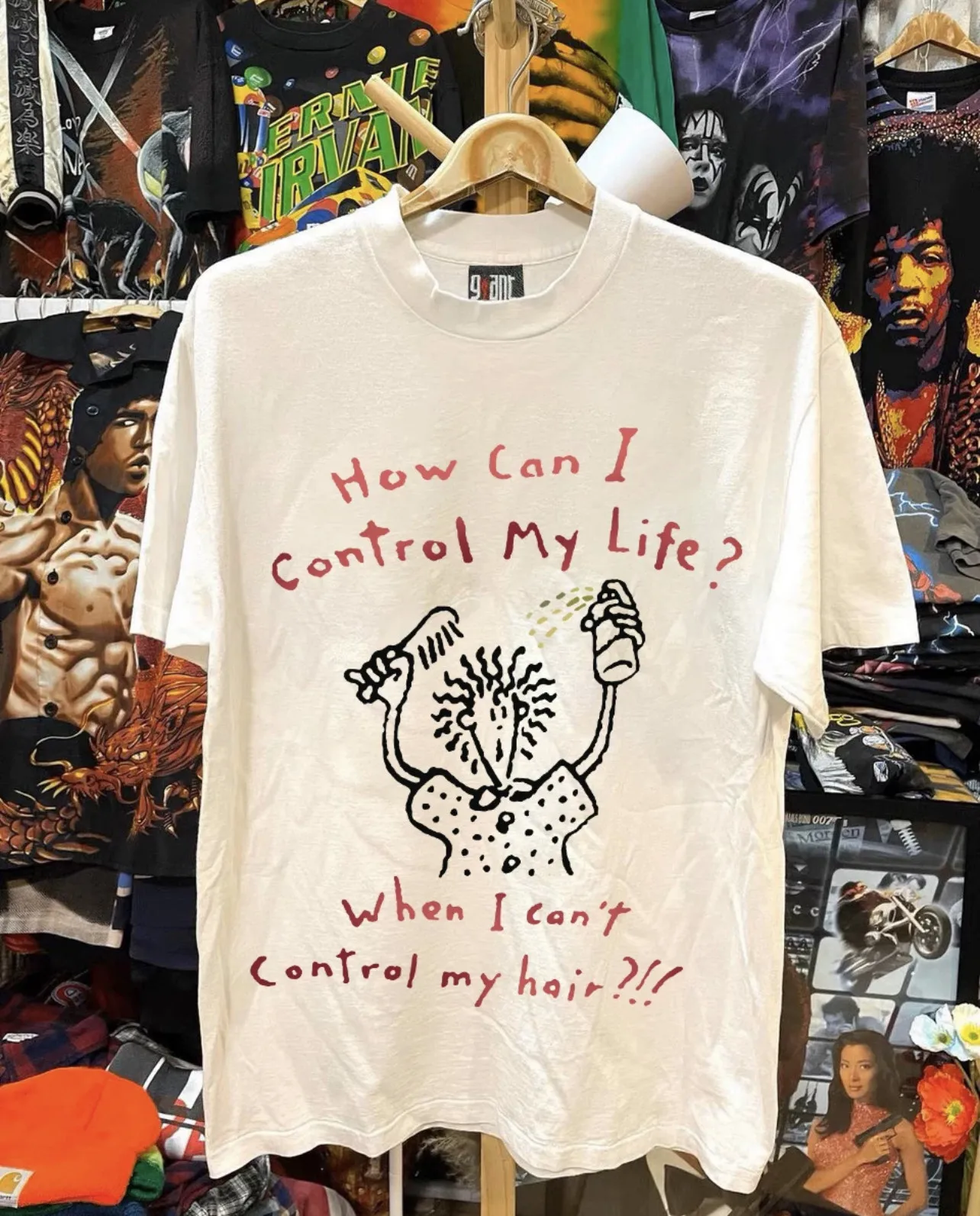 How Can I Control My Life T Shirt Summer Unisex Men Women Sarcastic Slogan Graphic Streetwear Matching Couple Tops