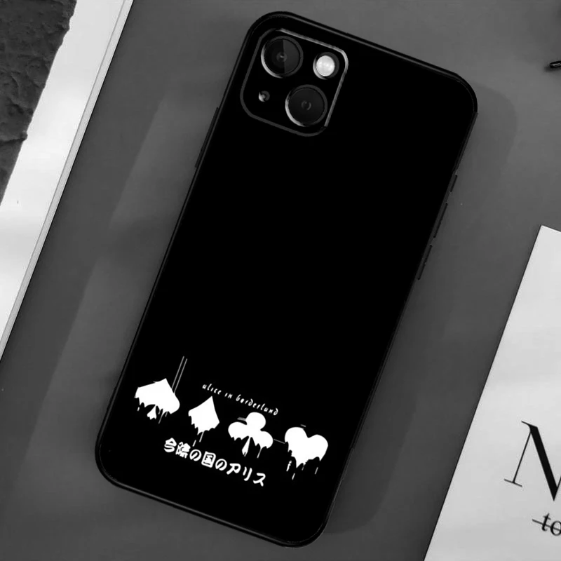 Alice in Borderland Case For iPhone 16 15 14 13 12 11 Pro Max X XS Max XR Plus Bumper Case Cover