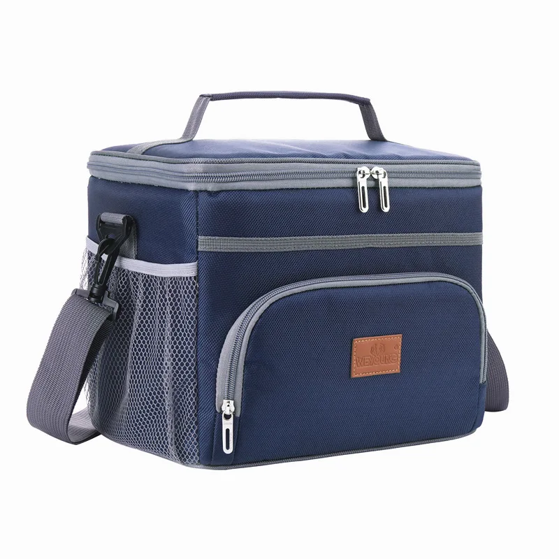 Lightweight Leakproof Cooler Bag Food Can Thermal Insulated Bags Portable Lunch Cooler Tote for Beach, Picnic, Work, School
