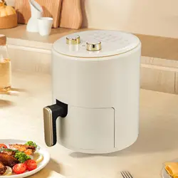 Electric Air Fryer Compact Temperature Control Cooker Electric Hot Oven Air Fryer Basket for Bakes Crisps Reheats Roasts Kitchen