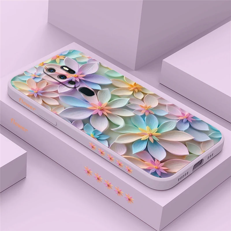 Showy Flowers Phone Case For OPPO A9 A9X K9 A8 A7X A7 K7X AX5 K5 A5 A5S A3S A1 Pro Silicone Soft Shockproof Bumper Back Cover