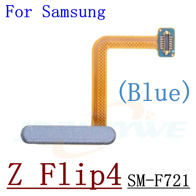 Fingerprint Sensor Scanner For Samsung Galaxy Z Flip 3 4 Flip3 5G Flip4 Touch ID Connect Home Button Flex Cable Parts