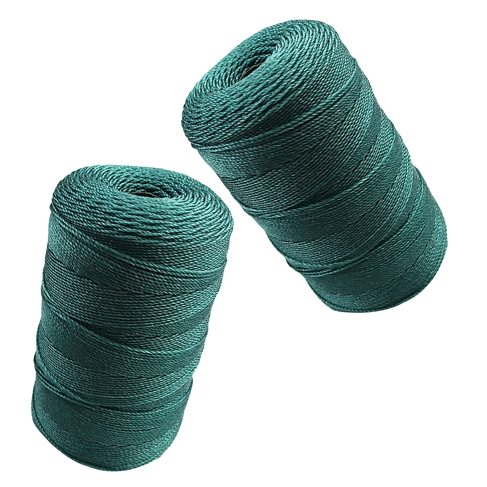 

2Pcs Braided Fishing Net Repair Twine Strong Nylon String for Tying Down Gear Freshwater Saltwater Fishing Line