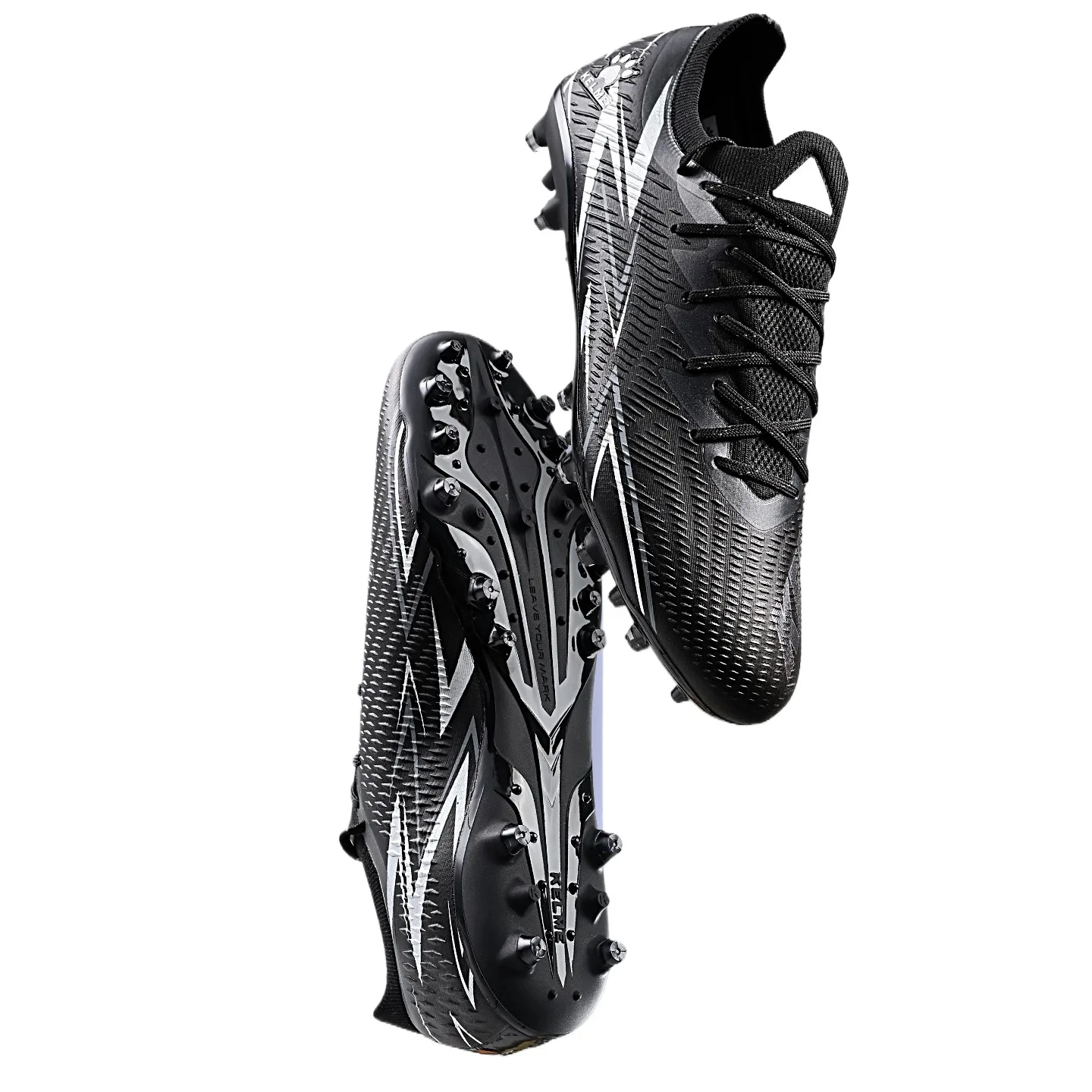 KELME MG Short-Stud Soccer Cleats Firm Ground Football  Shoes for Men Adults Youth Kids Training Competition