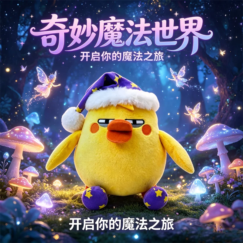 

Yumin Toys Plush Doll Ya Jiji Magic Kingdom Sleeping Cap Cotton Doll Game Peripheral Soft Stuffed Toy Gift For Collectors Cute
