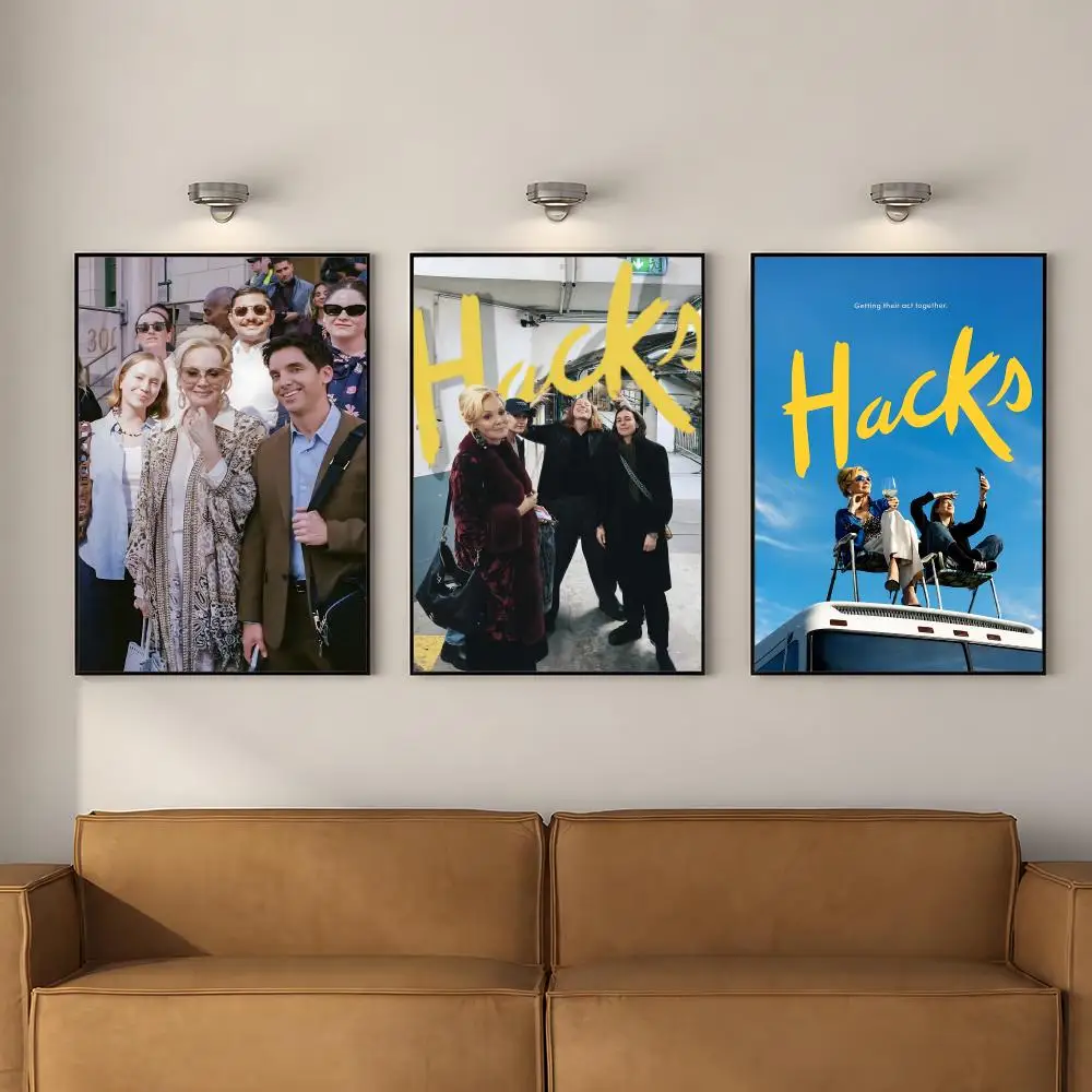 TV H-Hacks S-Season Poster PP Self Adhesive Decorative Poster Waterproof Waterproof for Apartment Bedroom
