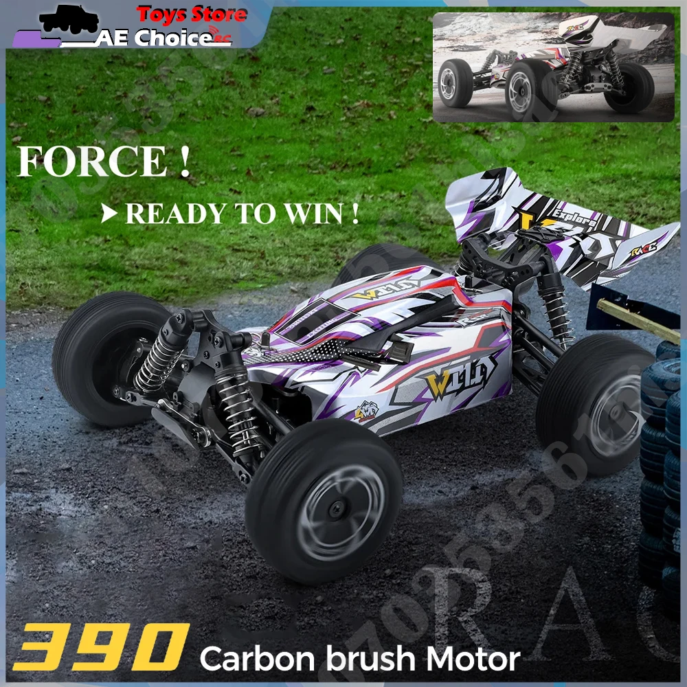 WLtoys 1/14 144016 2.4G RC Racing Car 35KM/H 390 Motor 4WD Electric High Speed Car Off-Road Drift Remote Control Toys