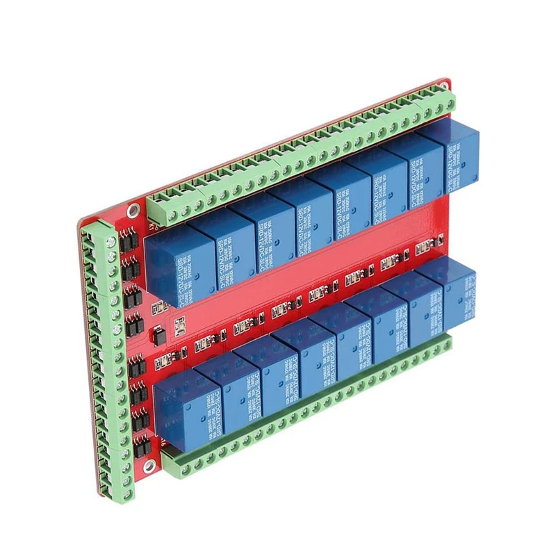 24V 16-Channel Relay Control Module High/Low Level Trigger 16-Channel Relay Module Interface Boards