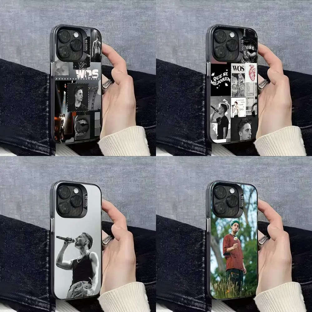 

Singer W-Wos Valentin Oliva Phone Case For iPhone 16,15,14,13,12,11,Mini,Pro,E,SE4,XS,MAX Black Candy Matte Cover