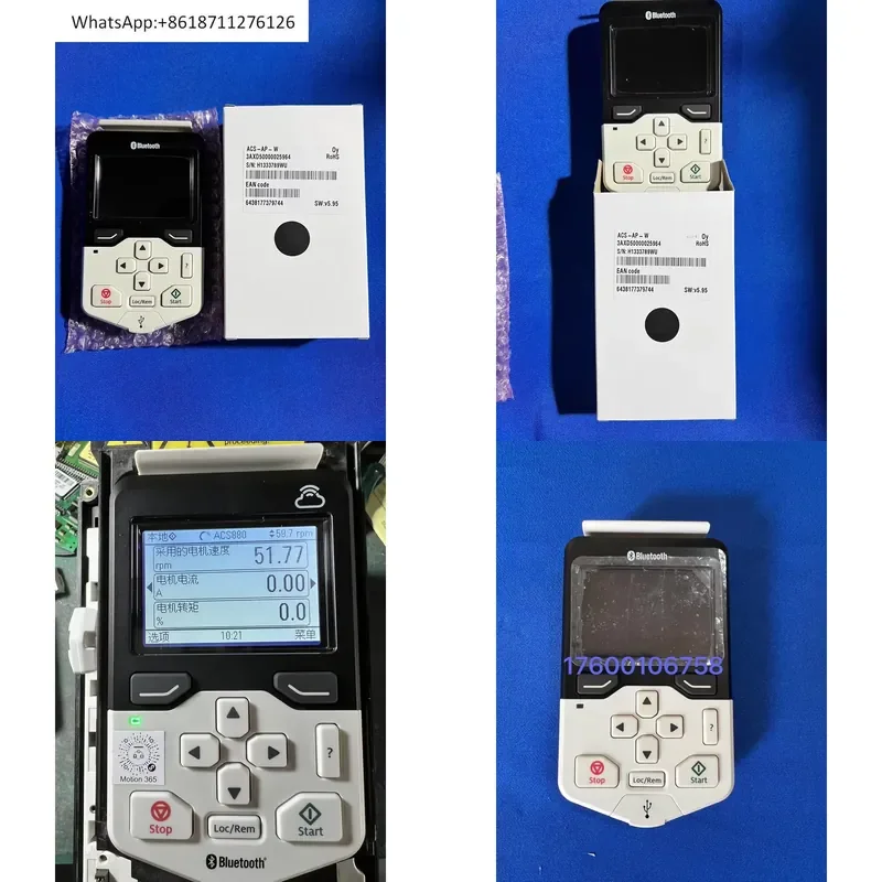 1pcs ACS580 ACS880 Inverter Control Panel ACS-AP-W ACS-AP-S ACS-AP-H ACS-AP-I Keypad Interface Module for Frequency Converter