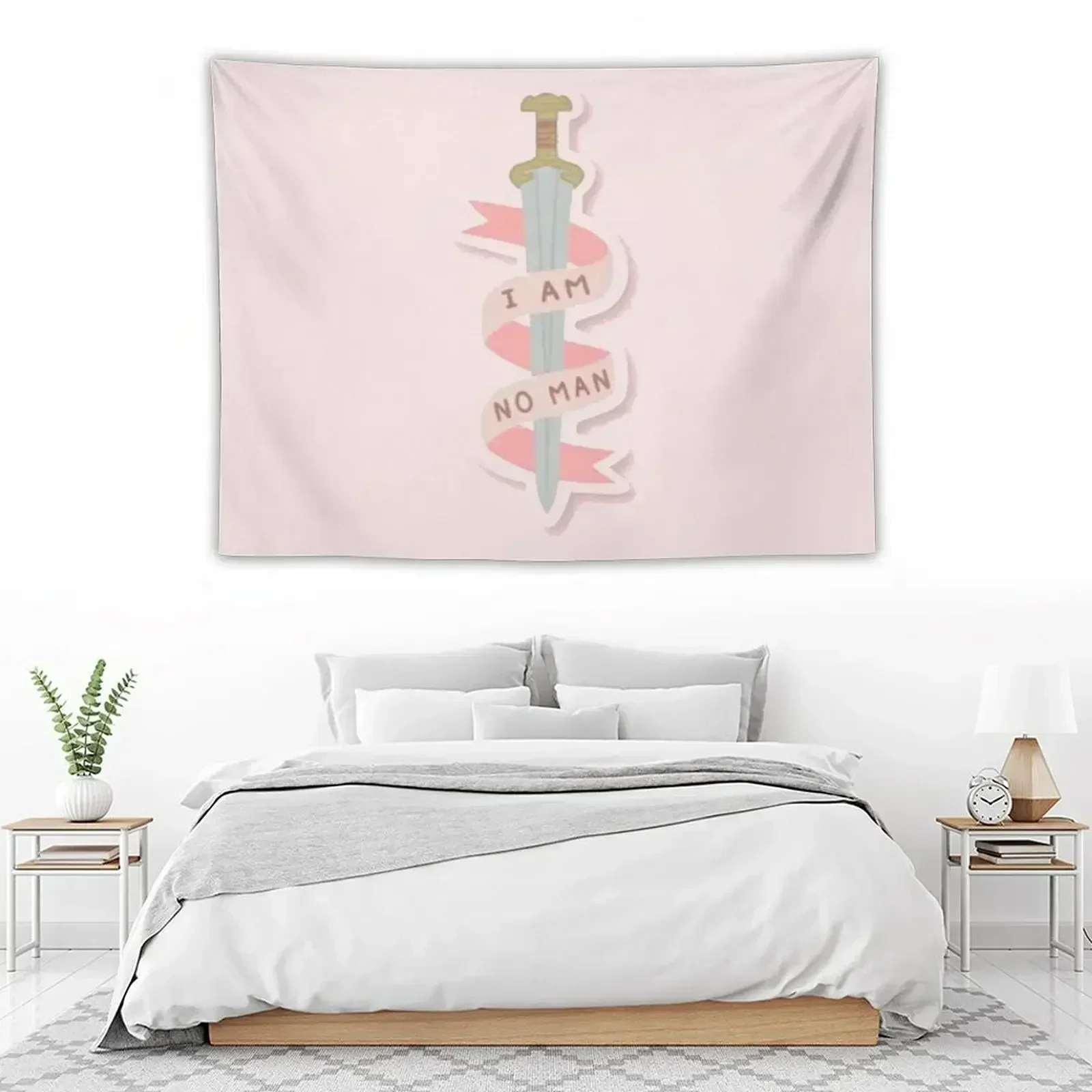 

pink i am no man Tapestry Things To The Room Carpet Wall Tapestry