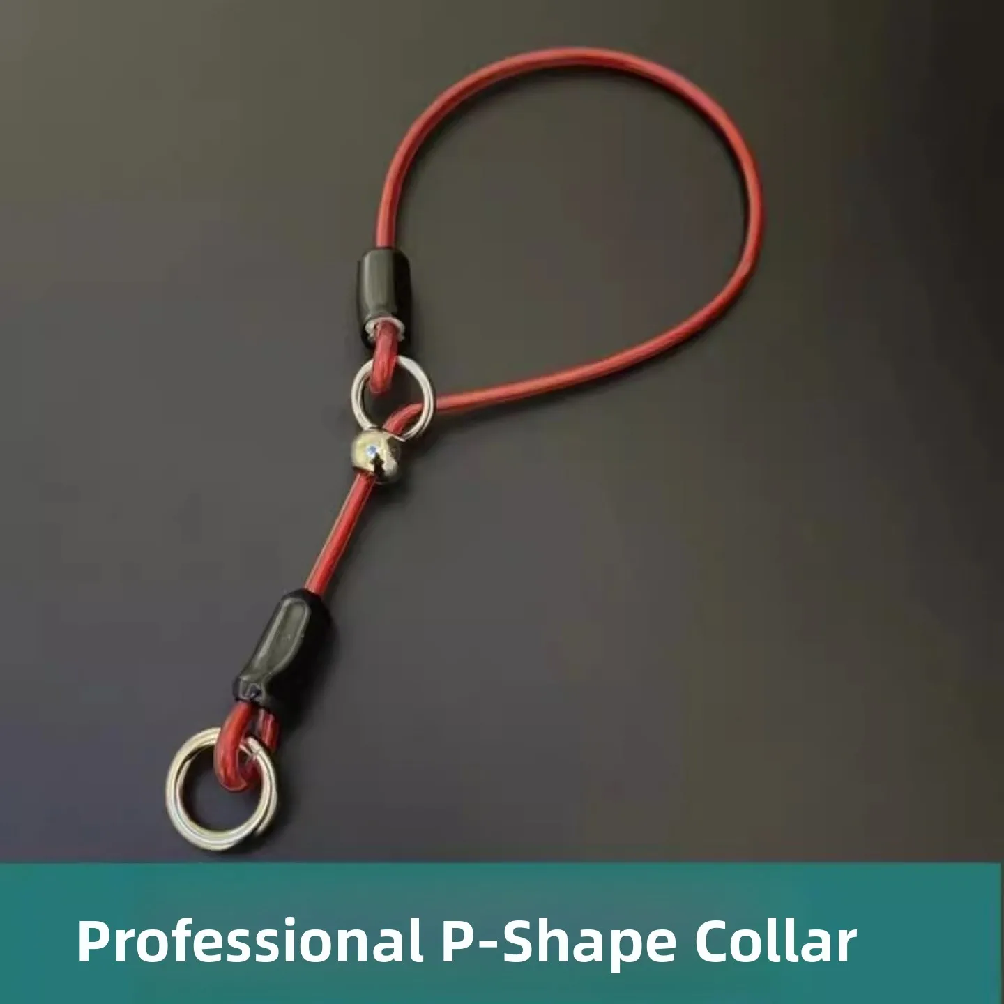 Dog Training Leash P Chain Explosion Proof Neck Ring for Small Medium Large Dogs Competitive Level Walking Dogs Neck Collar