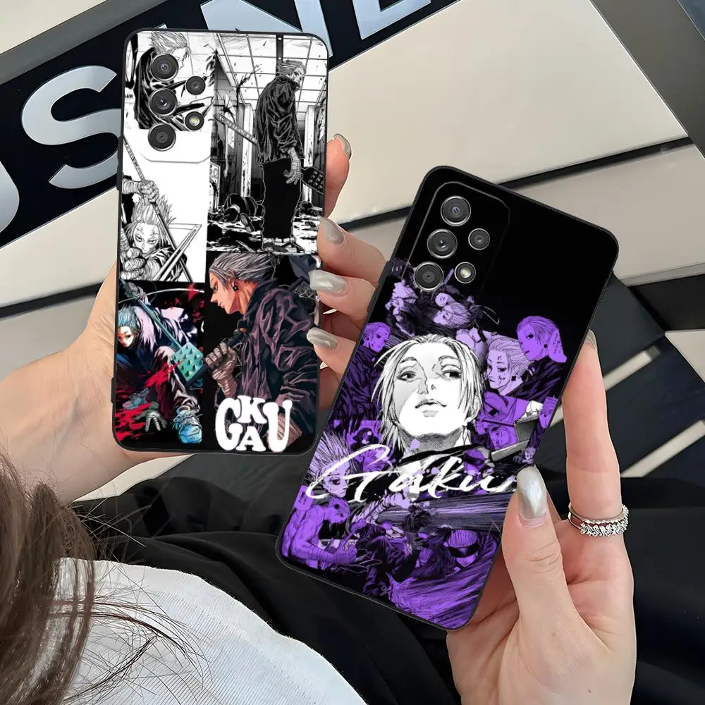 Sakamoto Days Gaku Phone Case for Samsung Galaxy M55 54 42 35 34 33 32 23 22 15 14 13 12 F55 5G Colorful Cover Cover Luxury