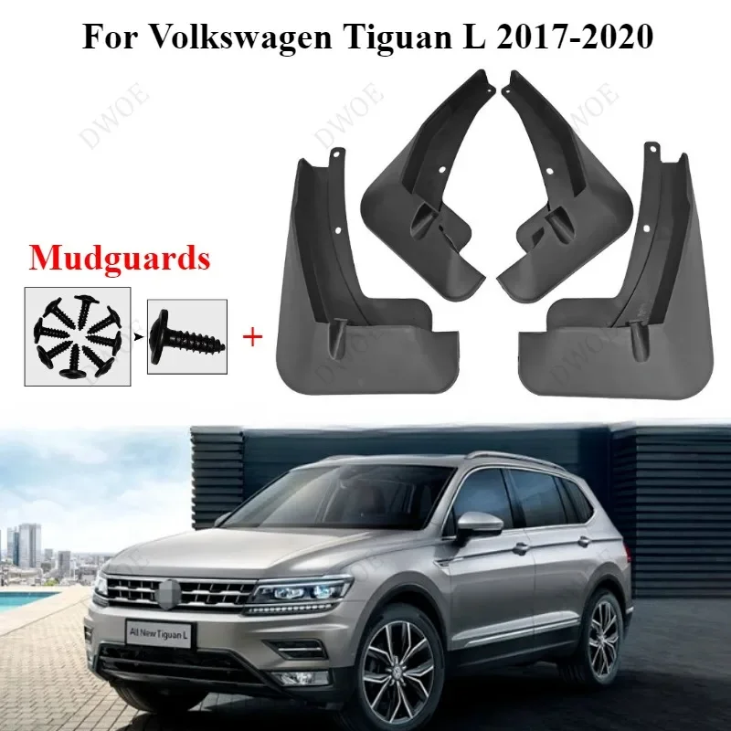 

4 шт., передние и задние шины для VW Volkswagen Tiguan L 2017 2018 2019 2020